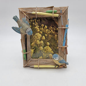 Vintage Hallmark Marjolein Bastin Natures Sketchbook Picture Frame With Birds
