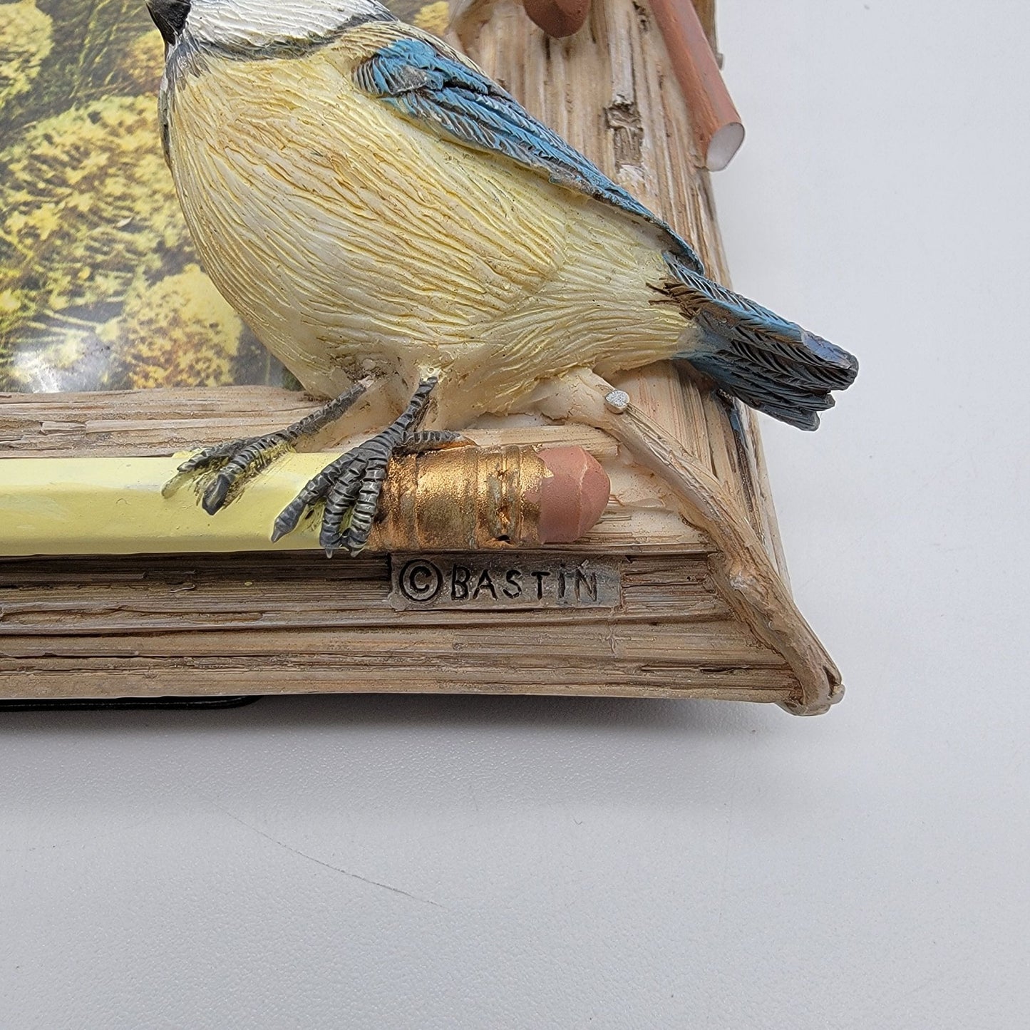Vintage Hallmark Marjolein Bastin Natures Sketchbook Picture Frame With Birds