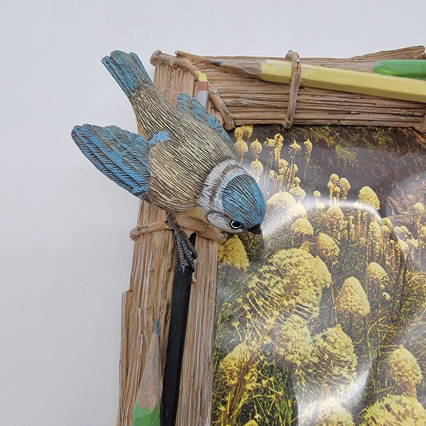 Vintage Hallmark Marjolein Bastin Natures Sketchbook Picture Frame With Birds