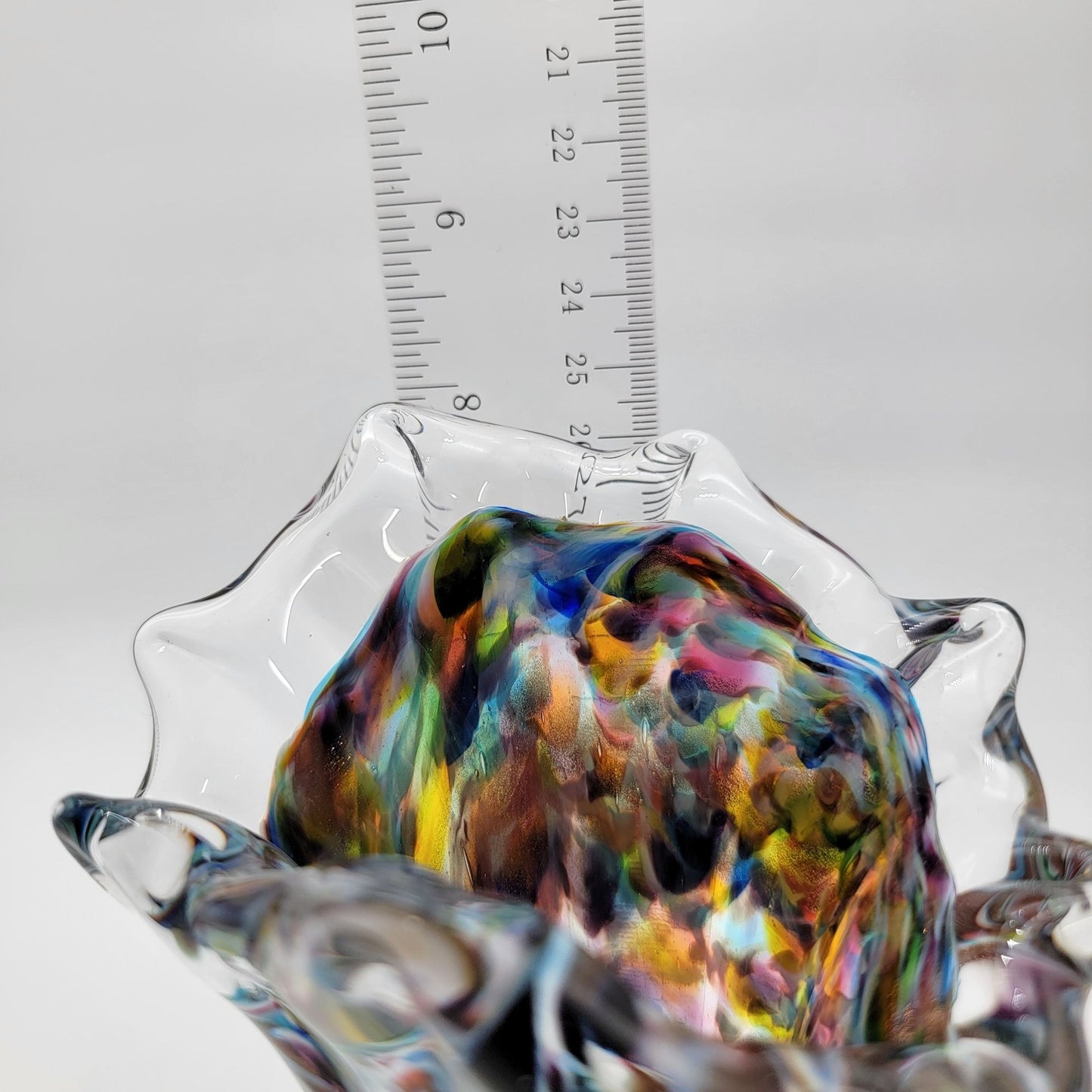 Cased Millefiore Art Glass Vase By Dockyard Glassworks