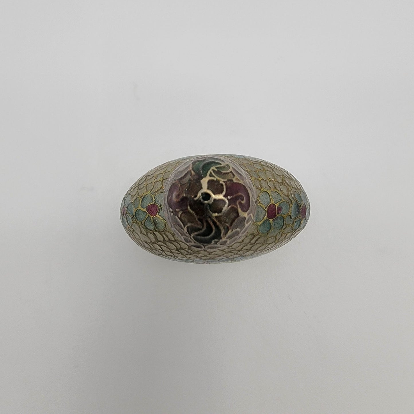 Plique A Jour Cloisonne Glass Snuff Bottle
