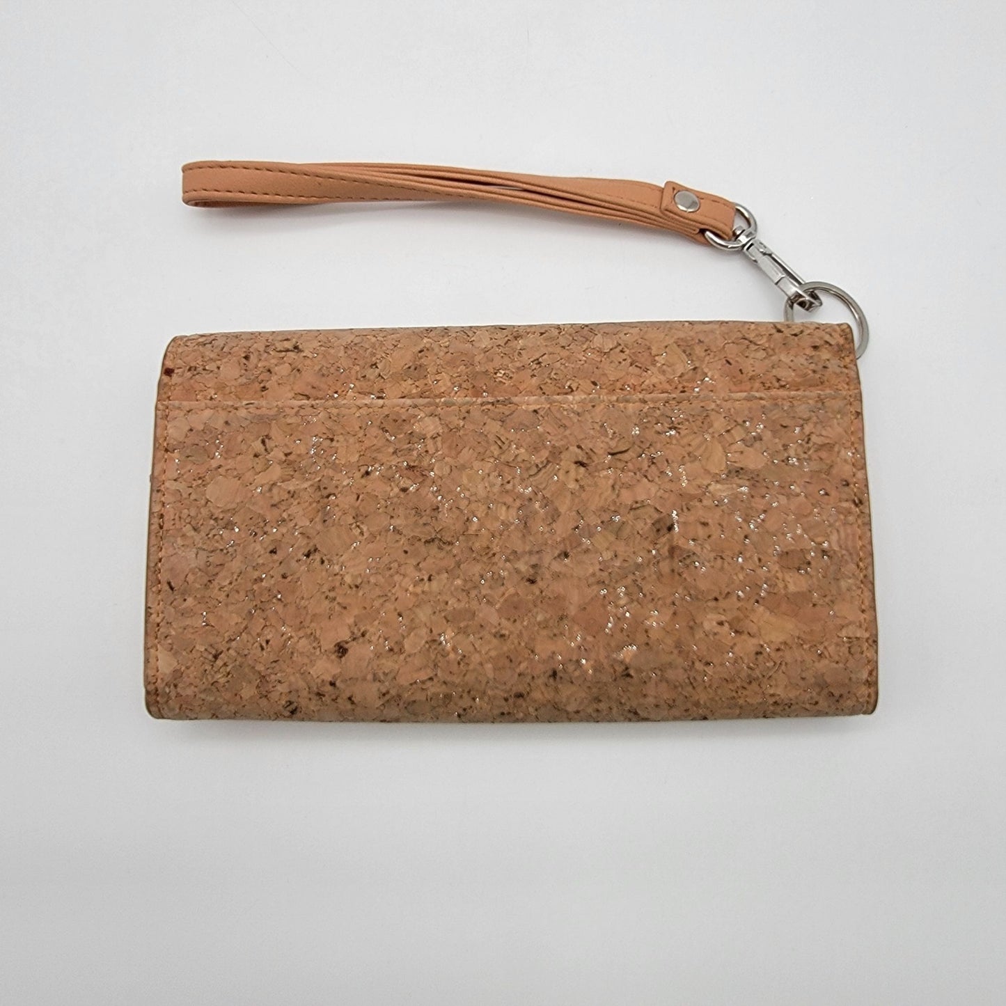 Cork Tri-Fold Organizer Wallet Wristlet