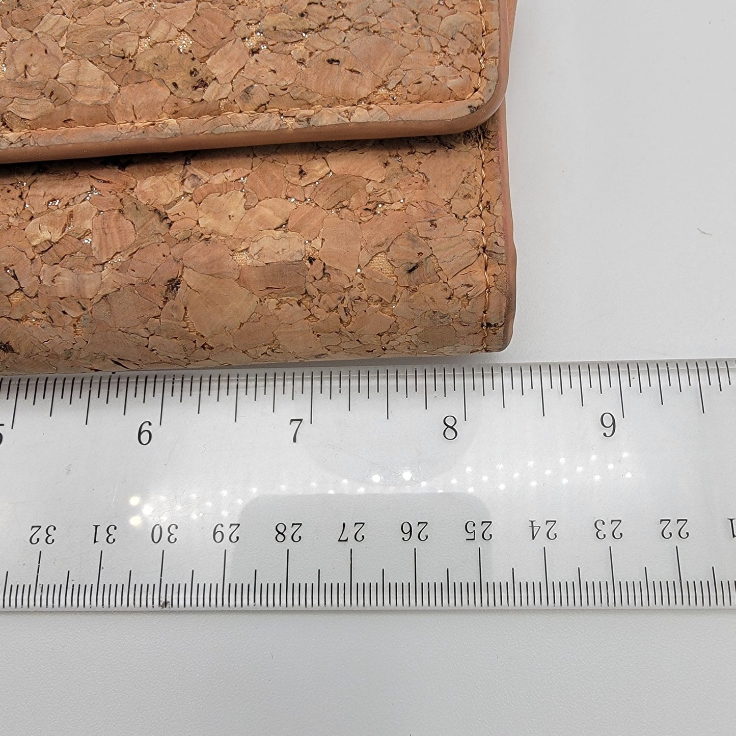 Cork Tri-Fold Organizer Wallet Wristlet