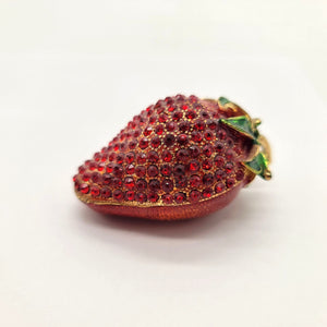Objet D' Art Strawberry Trinket Box No.38