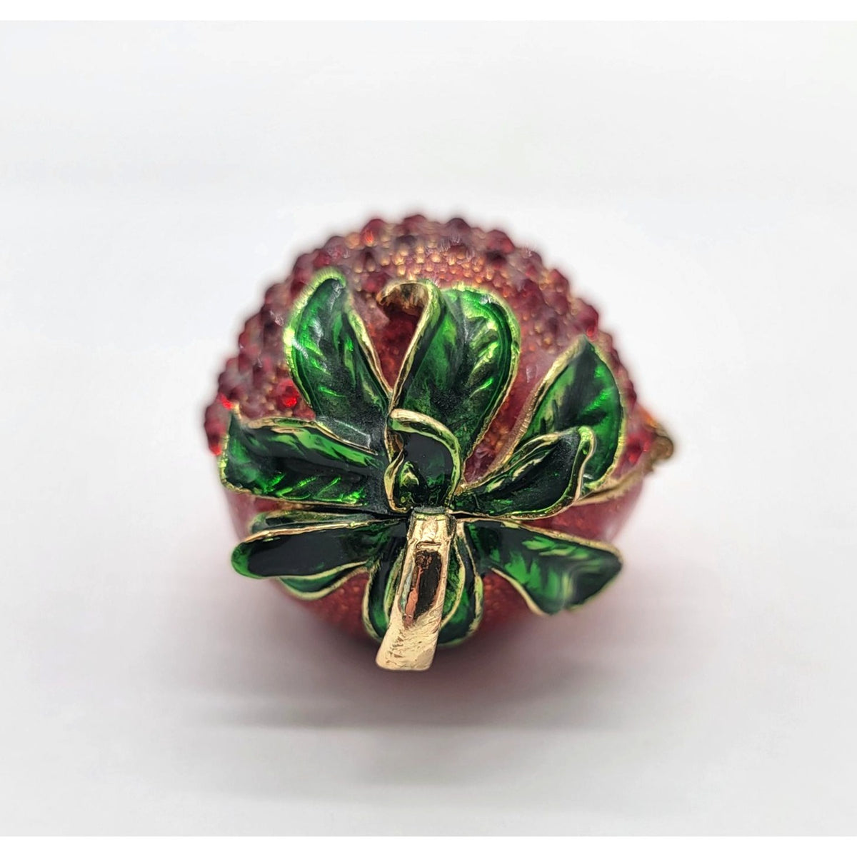 Objet D' Art Strawberry Trinket Box No.38