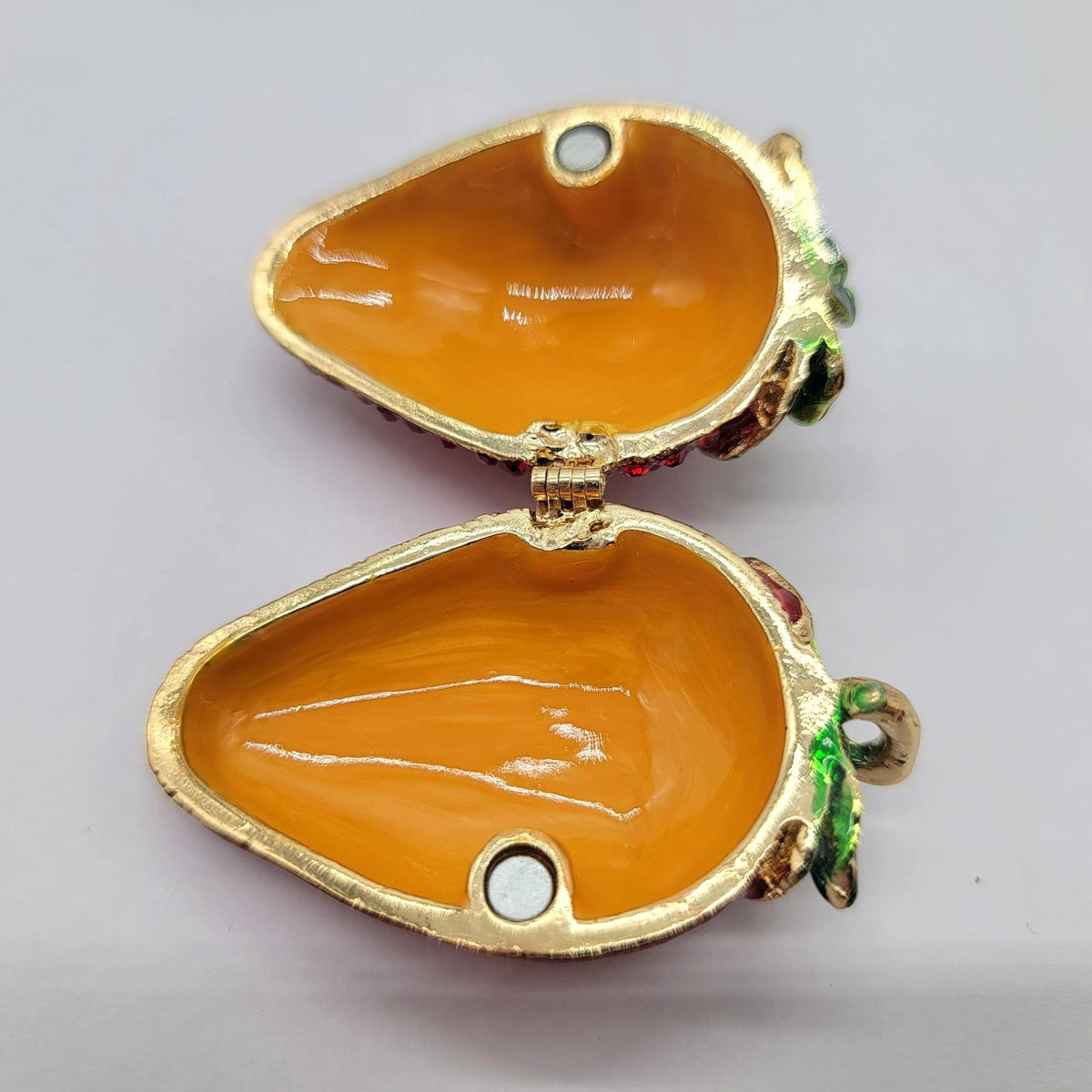 Objet D' Art Strawberry Trinket Box No.38
