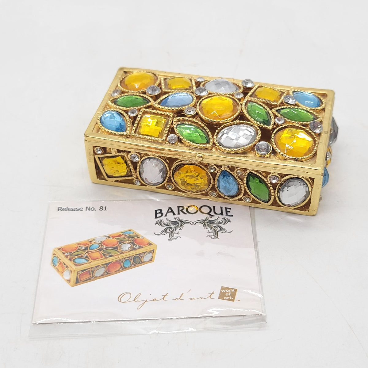 Objet d'art Baroque Jewelry box Trinket Box Artform No. 81