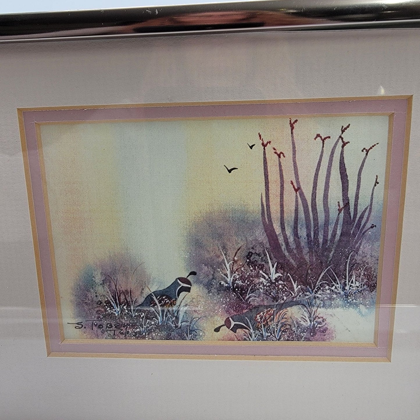 Vintage Alton S Tobey Quail Art Print