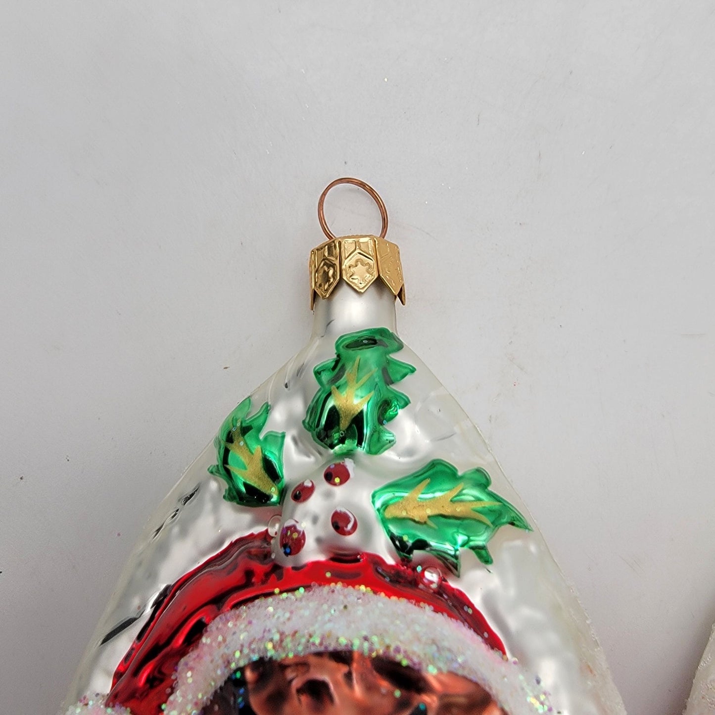 1996 Christopher Radko Looney Tunes Taz & Bugs Bunny Glass Ornaments