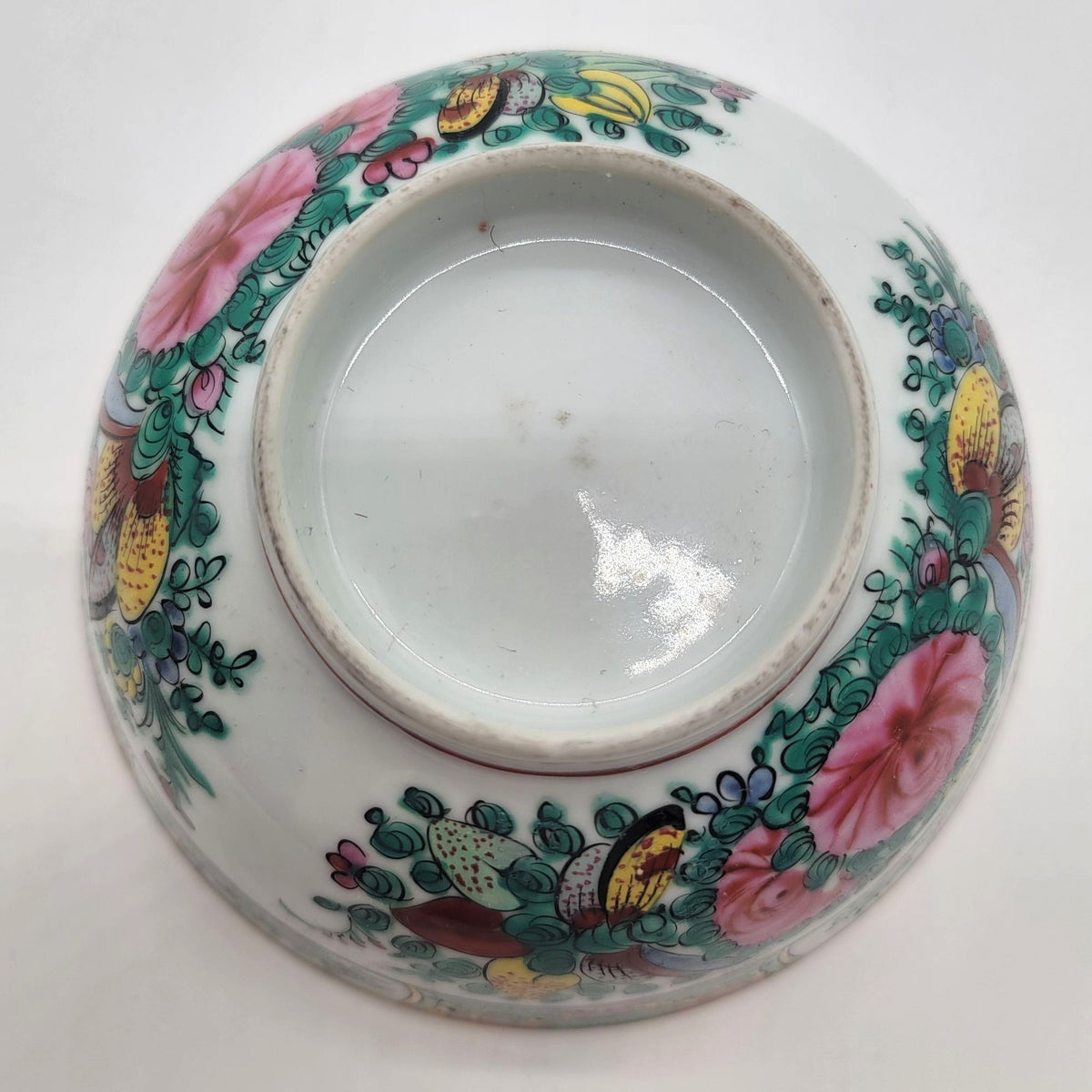 Vintage Chinese Famille Rose Porcelain Rice Bowl