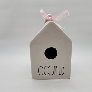 Rae Dunn OCCUPIED Birdhouse
