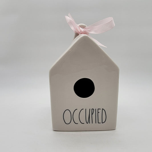 Rae Dunn OCCUPIED Birdhouse