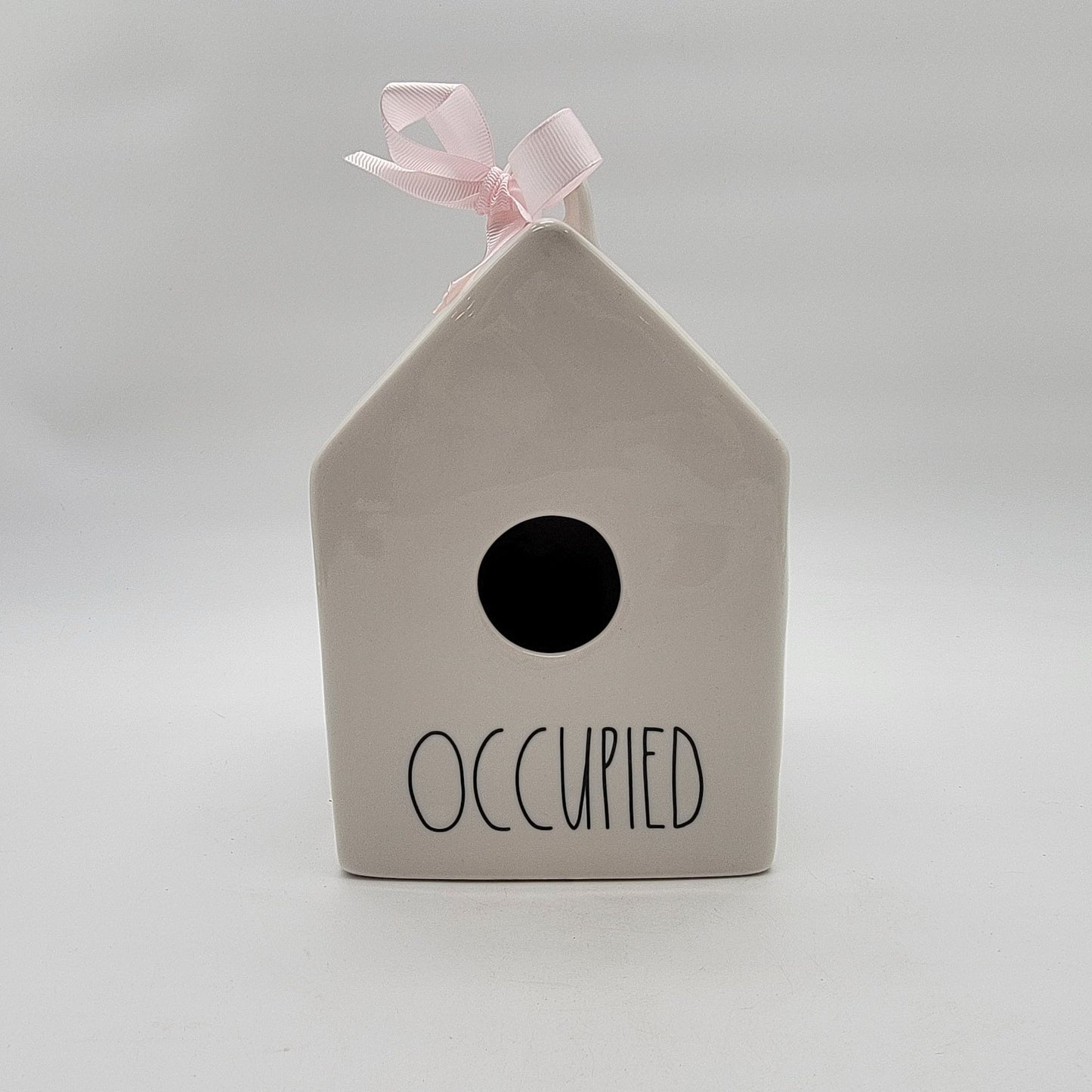 Rae Dunn OCCUPIED Birdhouse