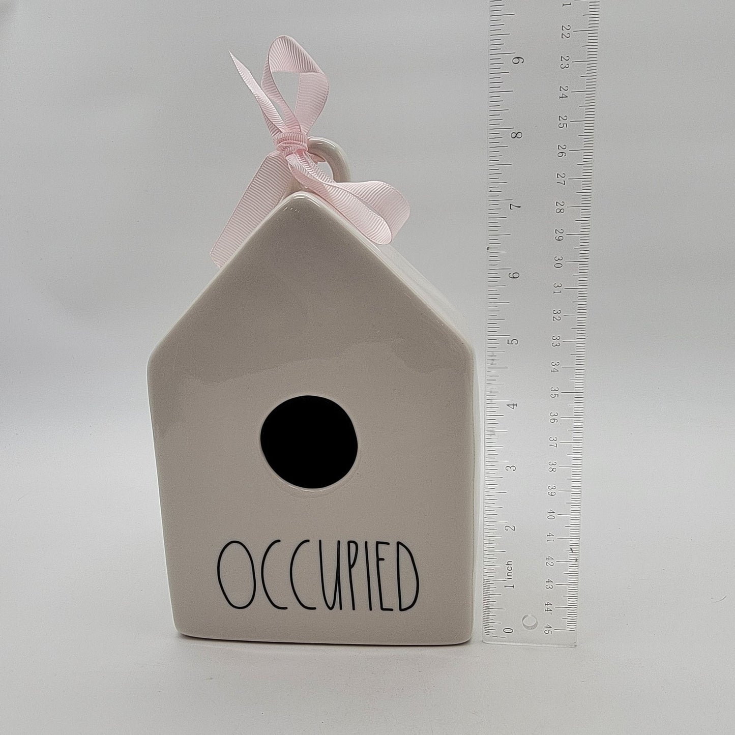 Rae Dunn OCCUPIED Birdhouse