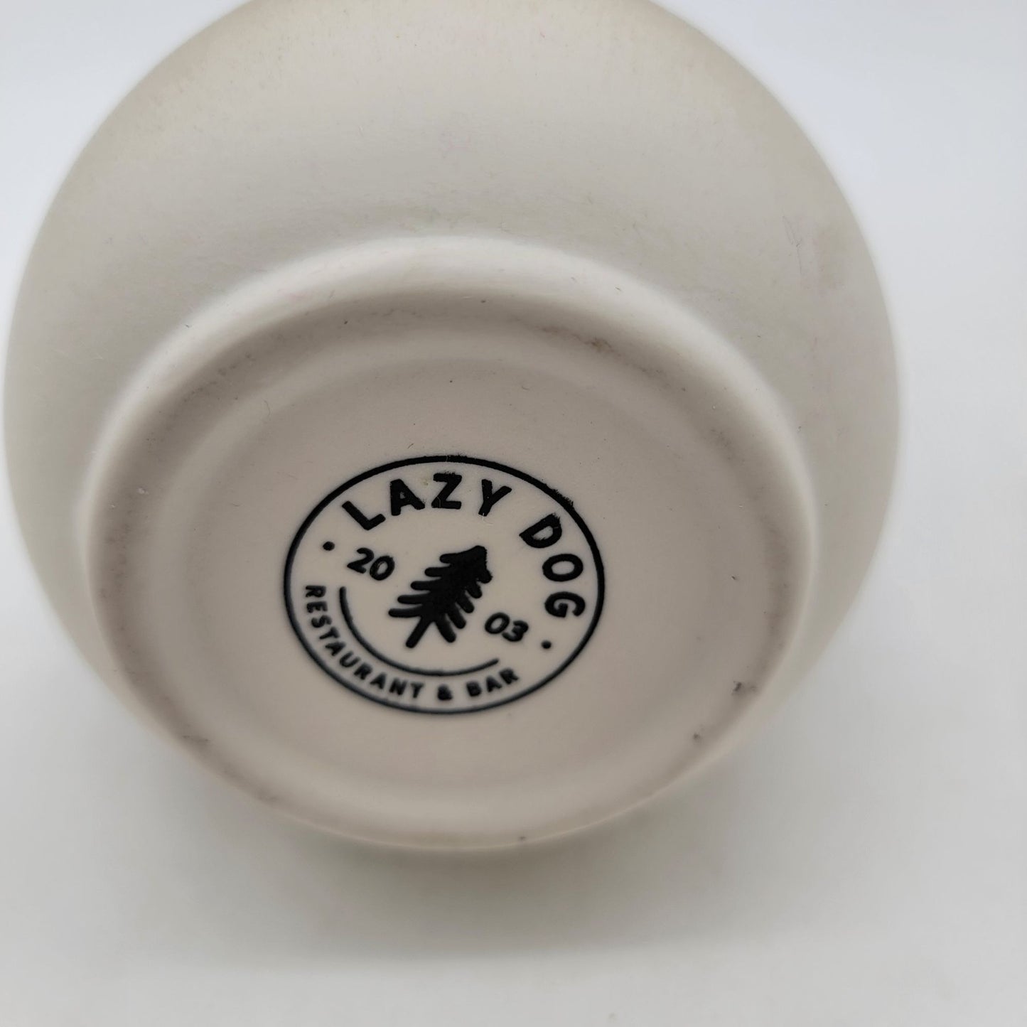 Lazy Dog 2003 Restaurantware Stoneware Tumbler Cup