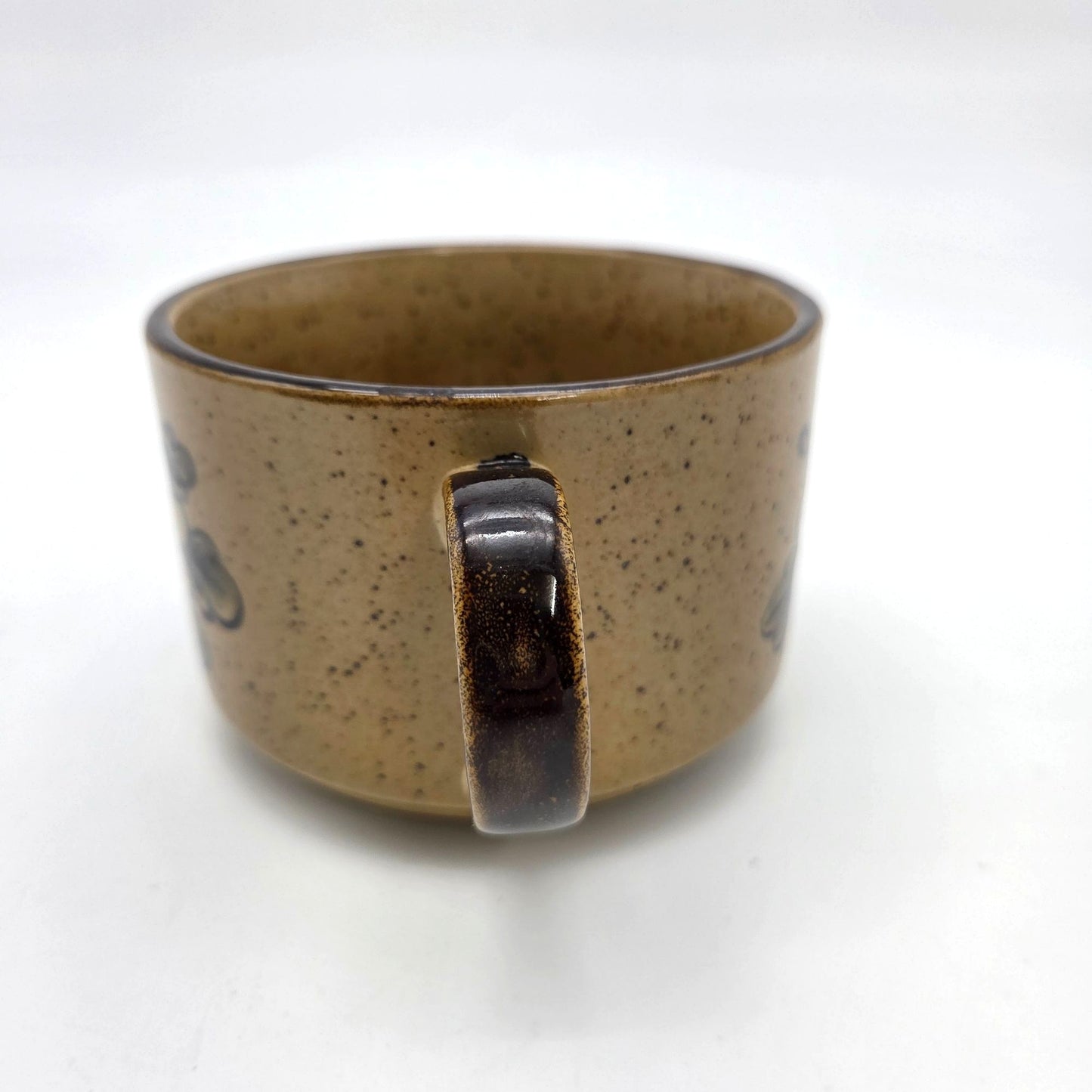Vintage Otagiri Daisies Stoneware Oversize Soup Mug