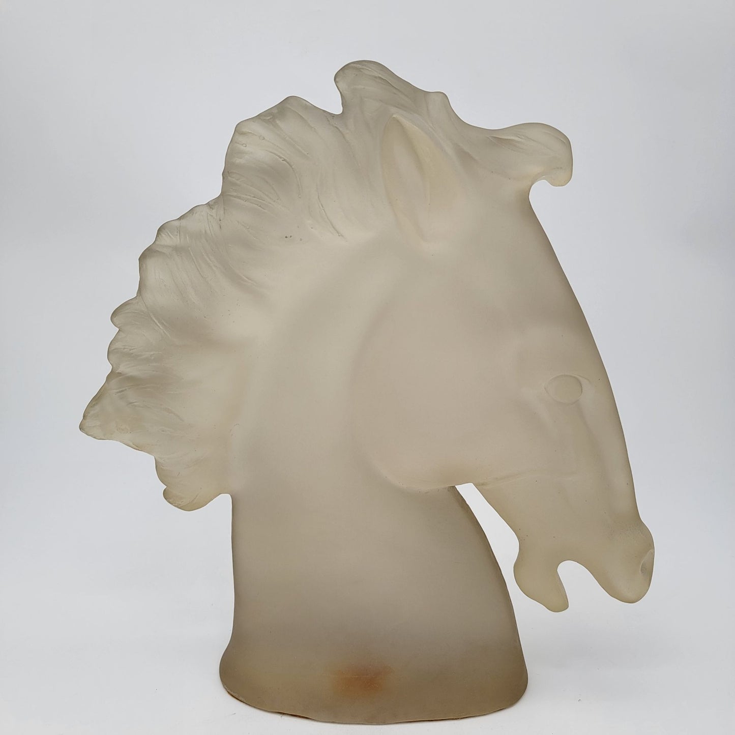 Vintage 1970s Austin Productions Lucite Horse Head Statue