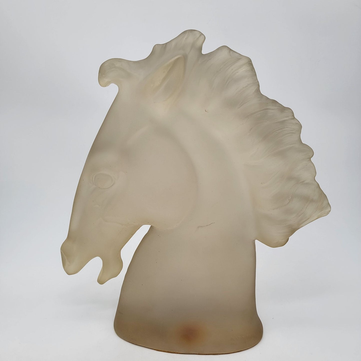 Vintage 1970s Austin Productions Lucite Horse Head Statue