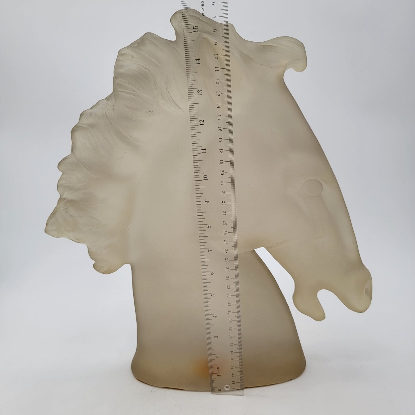 Vintage 1970s Austin Productions Lucite Horse Head Statue