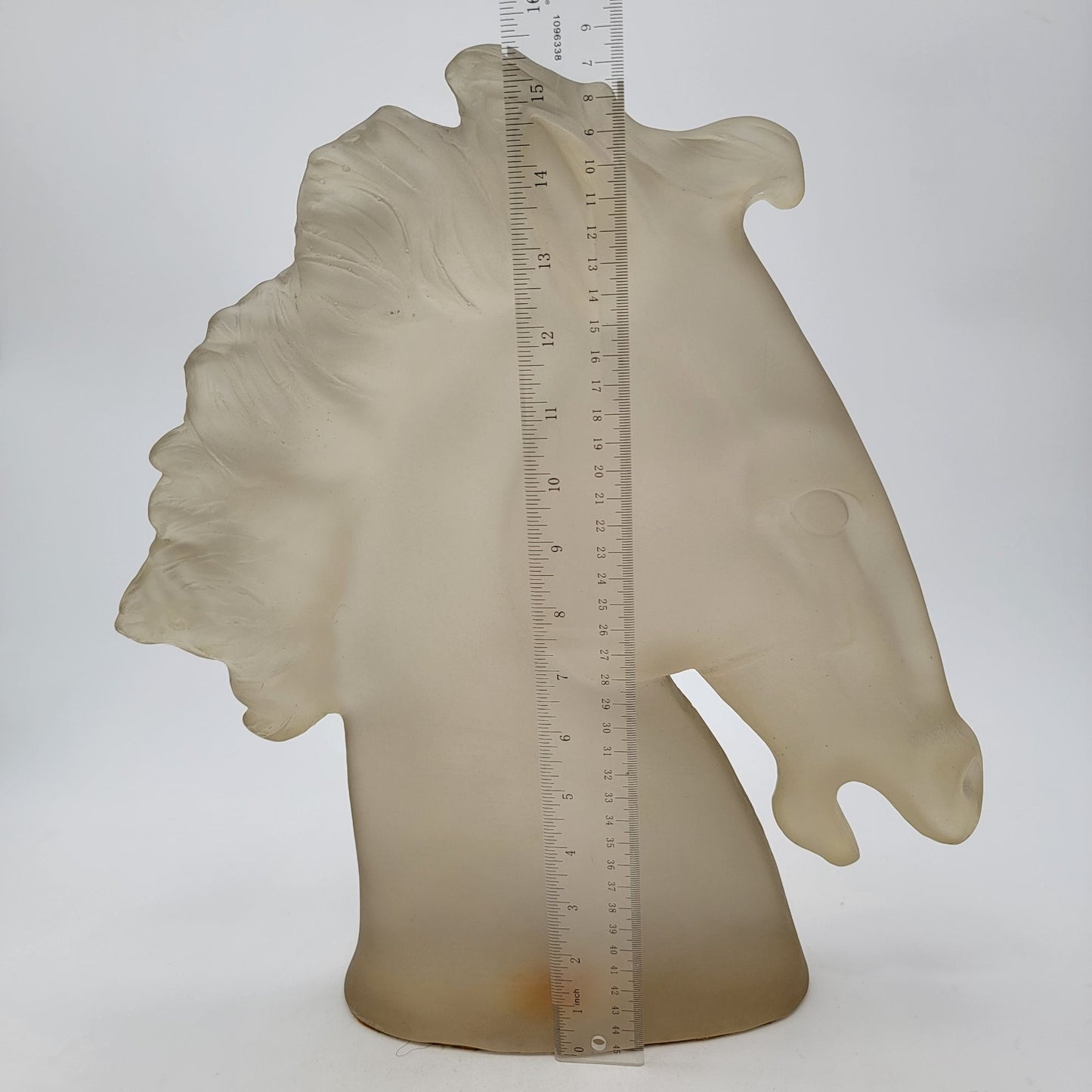 Vintage 1970s Austin Productions Lucite Horse Head Statue
