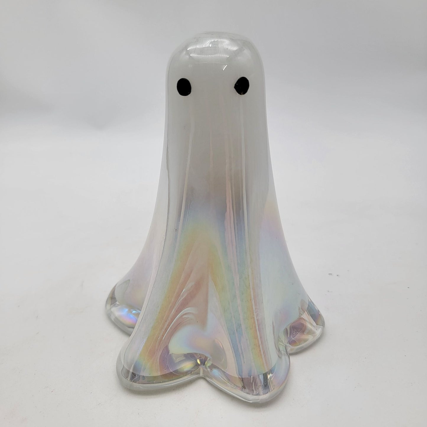 Iridescent Glass Ghost Sculpture