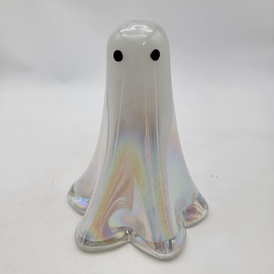 Iridescent Glass Ghost Sculpture