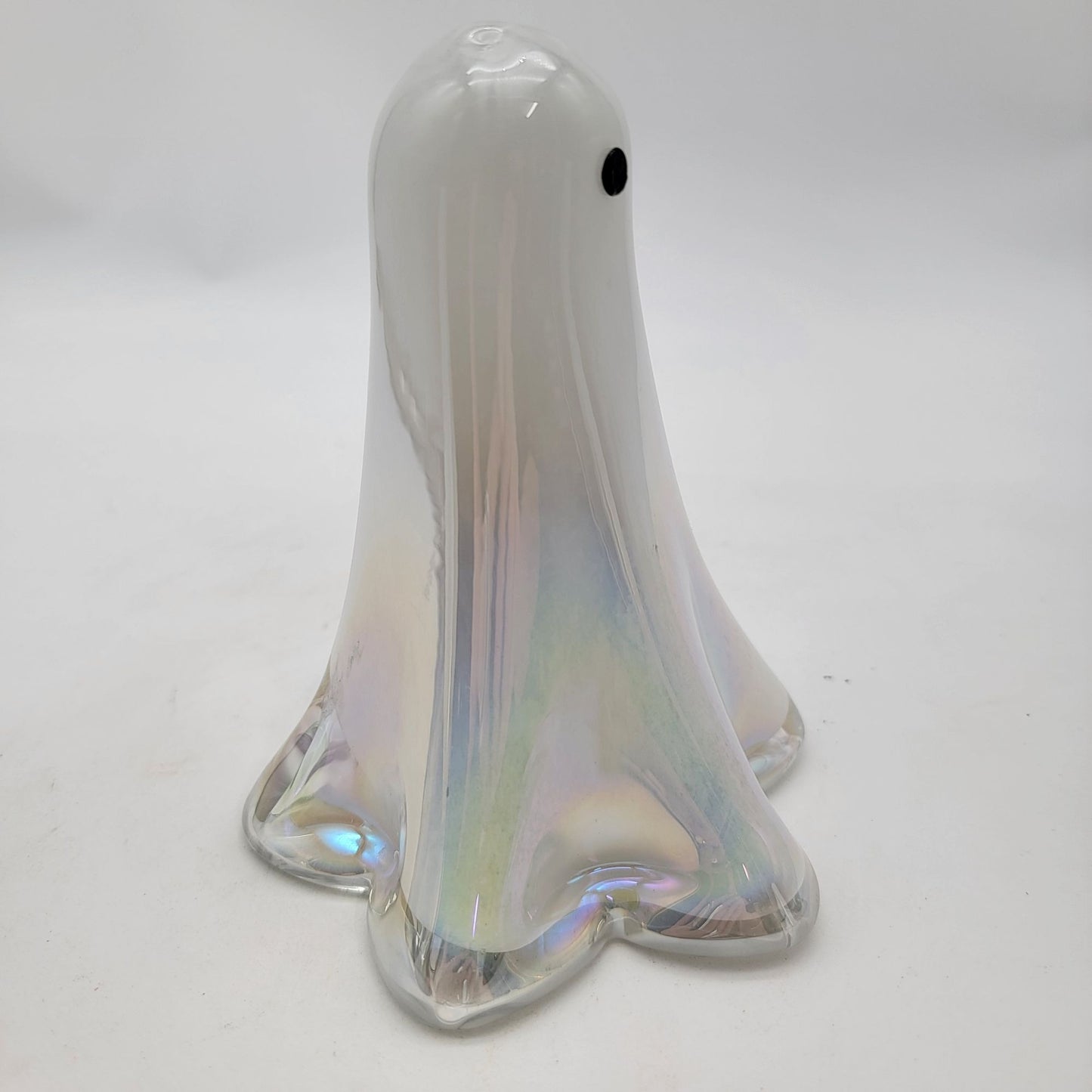 Iridescent Glass Ghost Sculpture