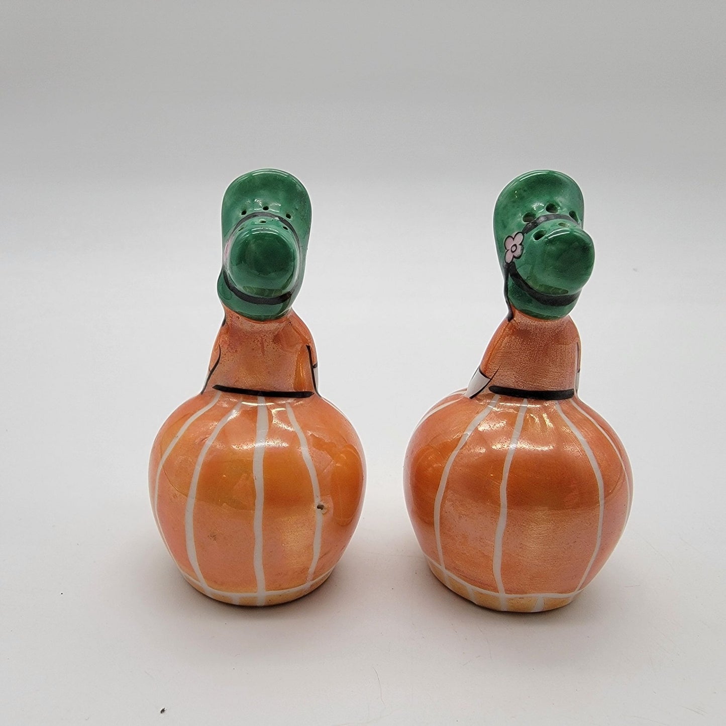 Vintage Noritake Morimura Bros Southern Belles Lusterware Salt & Pepper Shakers