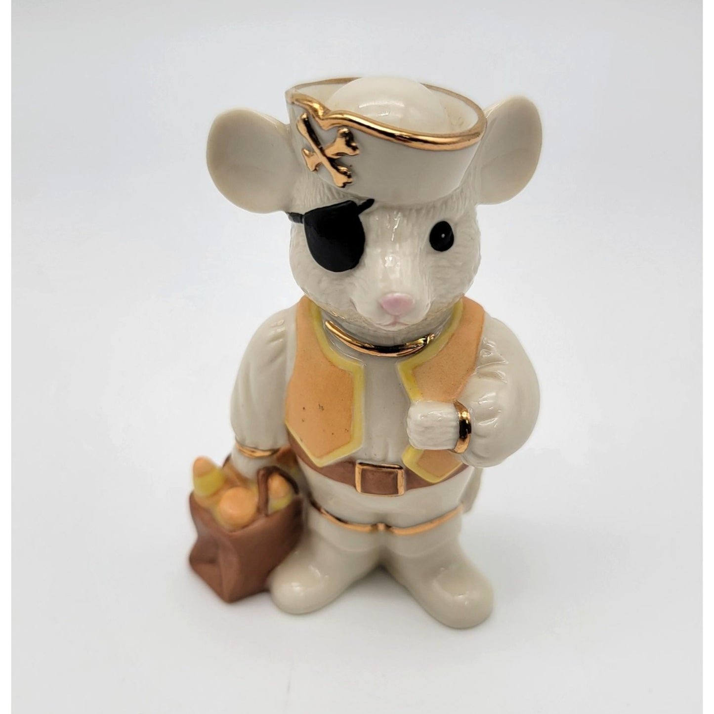 Lenox  Itty Bitty Buccaneer Pirate Mouse Halloween Figurine