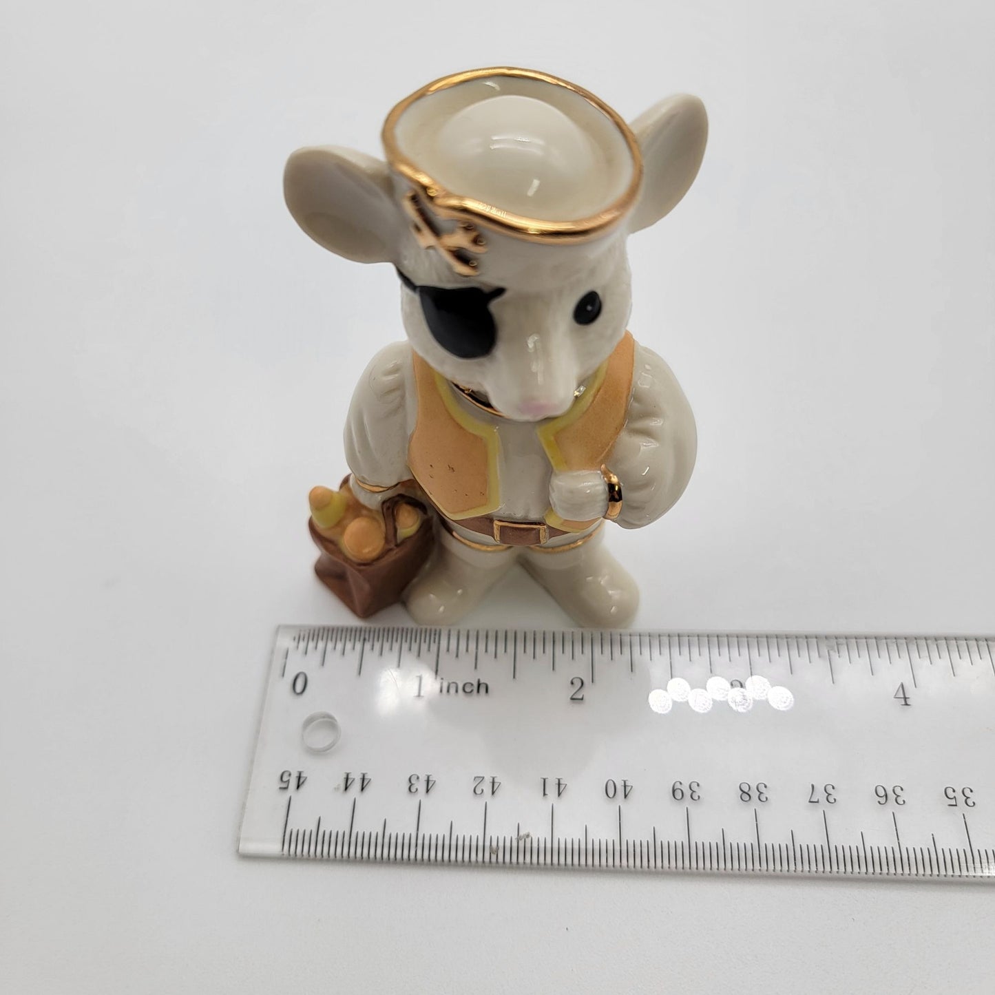 Lenox  Itty Bitty Buccaneer Pirate Mouse Halloween Figurine