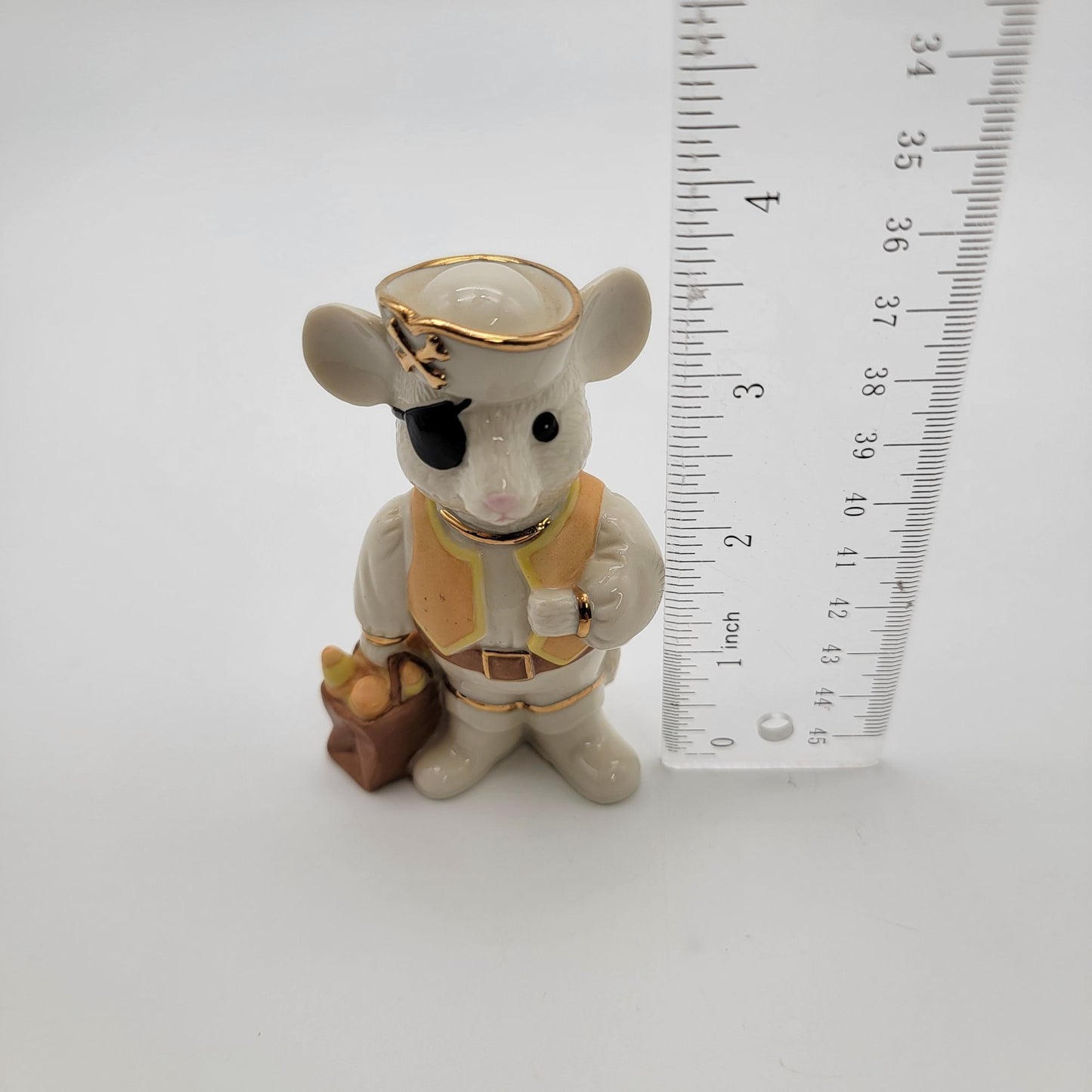 Lenox  Itty Bitty Buccaneer Pirate Mouse Halloween Figurine