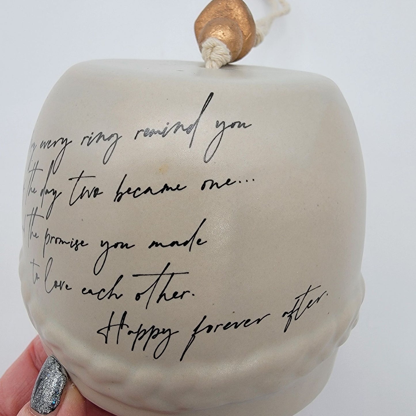 Inspired Bell - Happy Forever Day Wedding Gift