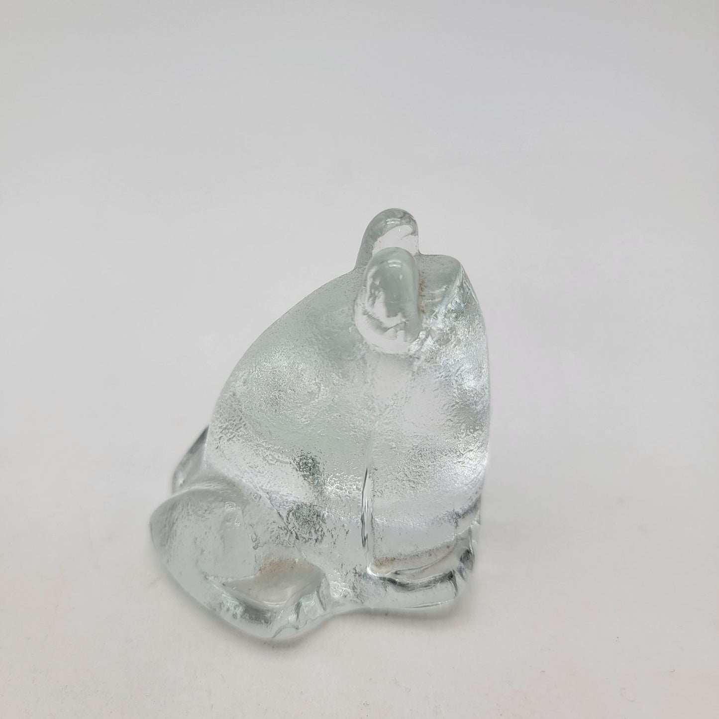 Vintage Stockholm Glasbruk Karin Hammer Skansen Art Glass Frog Paperweight