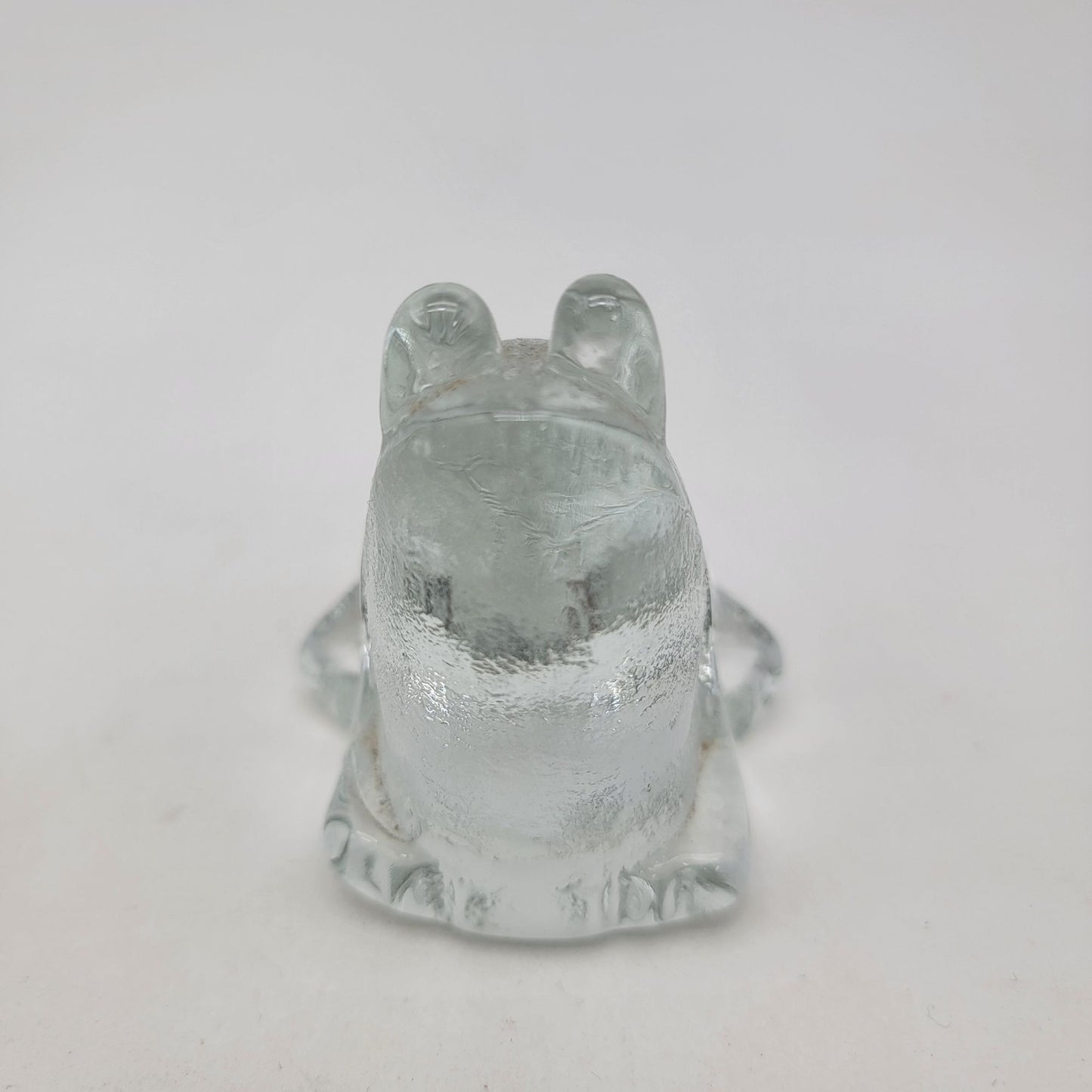 Vintage Stockholm Glasbruk Karin Hammer Skansen Art Glass Frog Paperweight