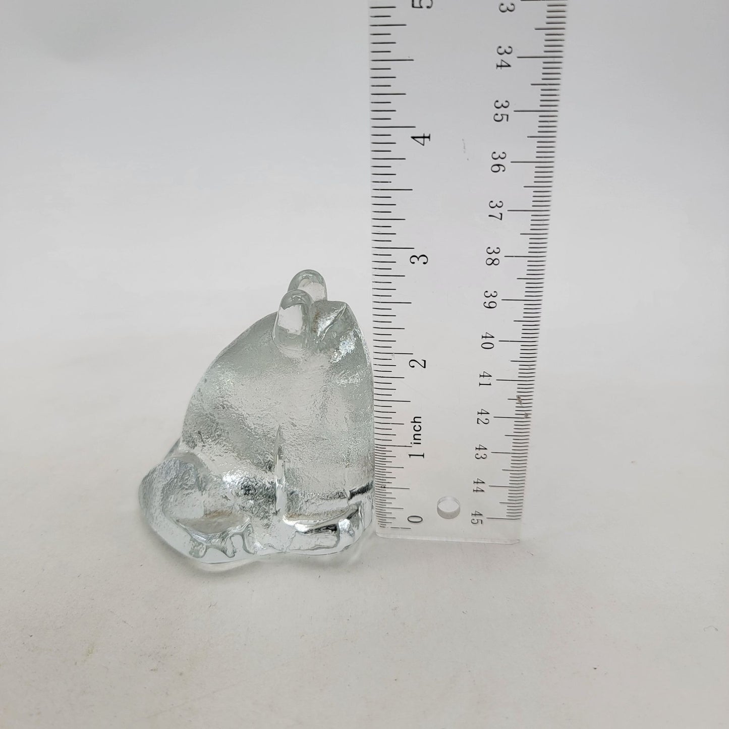 Vintage Stockholm Glasbruk Karin Hammer Skansen Art Glass Frog Paperweight