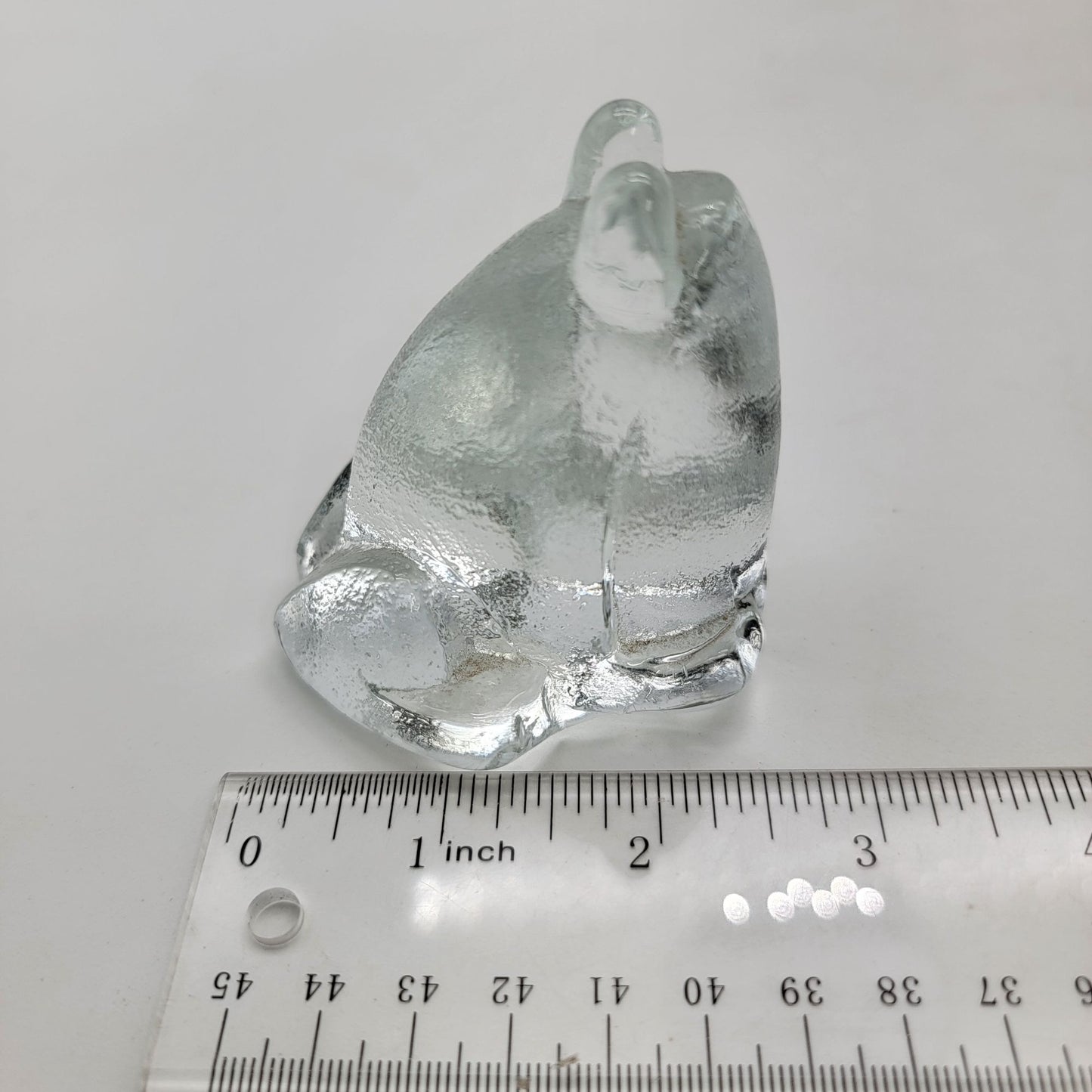 Vintage Stockholm Glasbruk Karin Hammer Skansen Art Glass Frog Paperweight