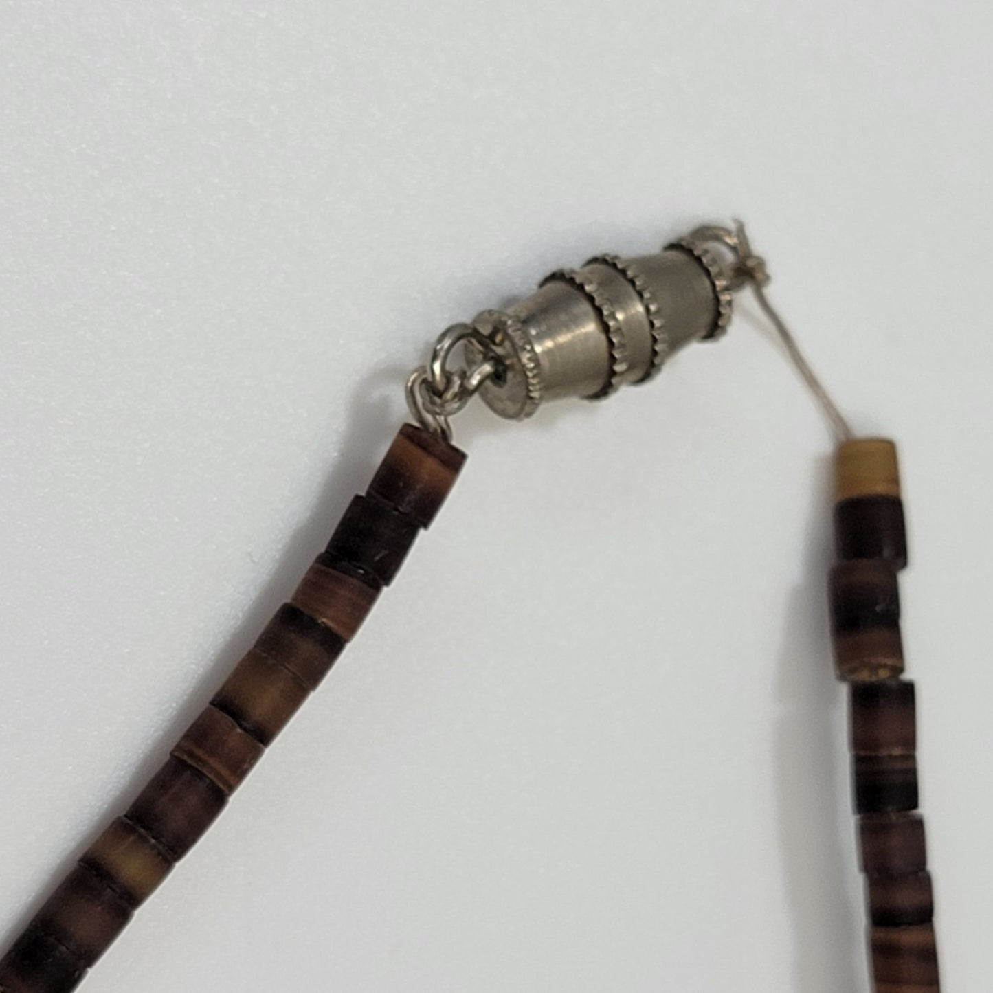 Vintage Native American Abalone Bird & Turtle Fetish Necklace