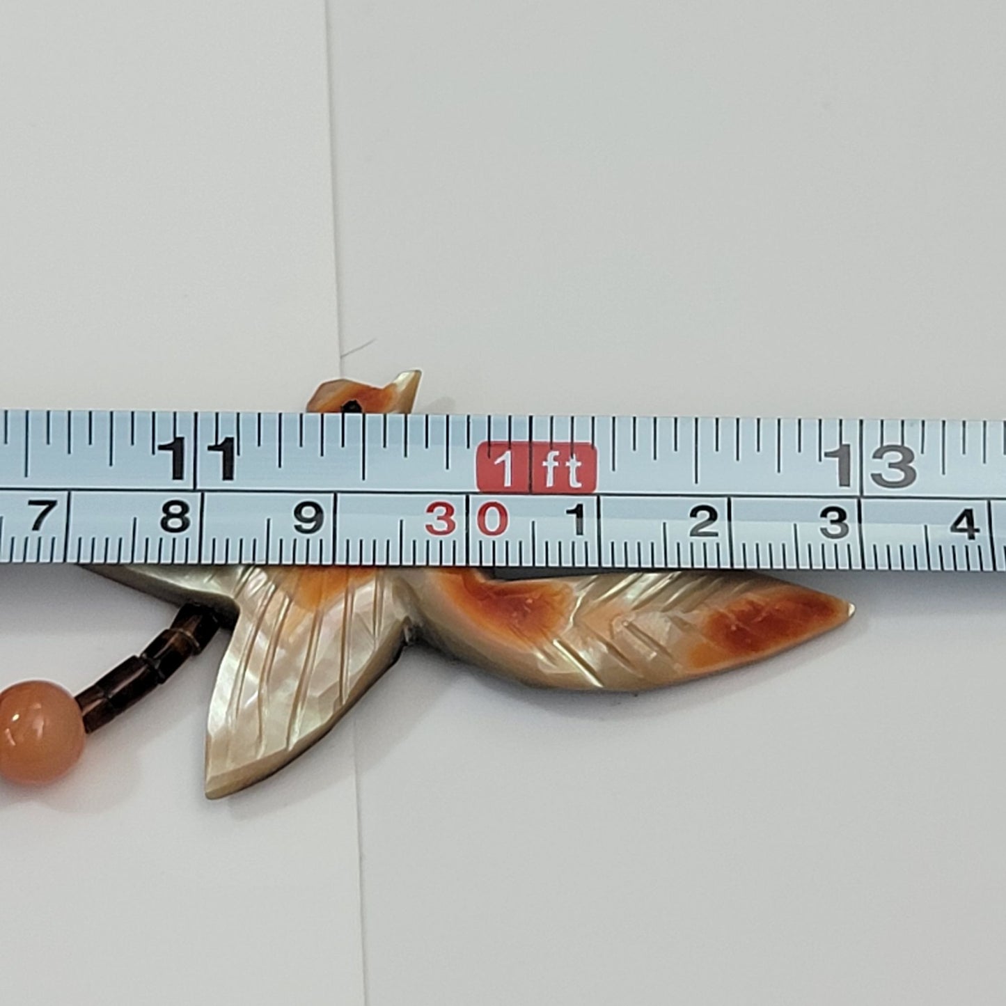 Vintage Native American Abalone Bird & Turtle Fetish Necklace