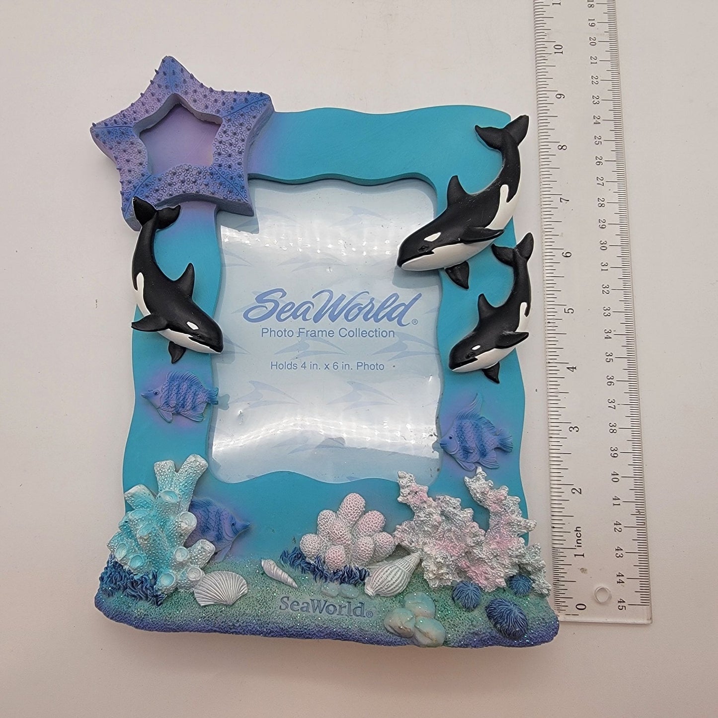 SeaWorld 3D Adventure Parks Shamu Killer Whales Photo Frame