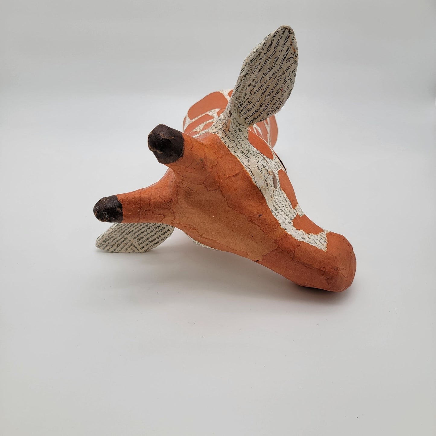 Anthropologie Paper Mache Giraffe Head Wall Hanging