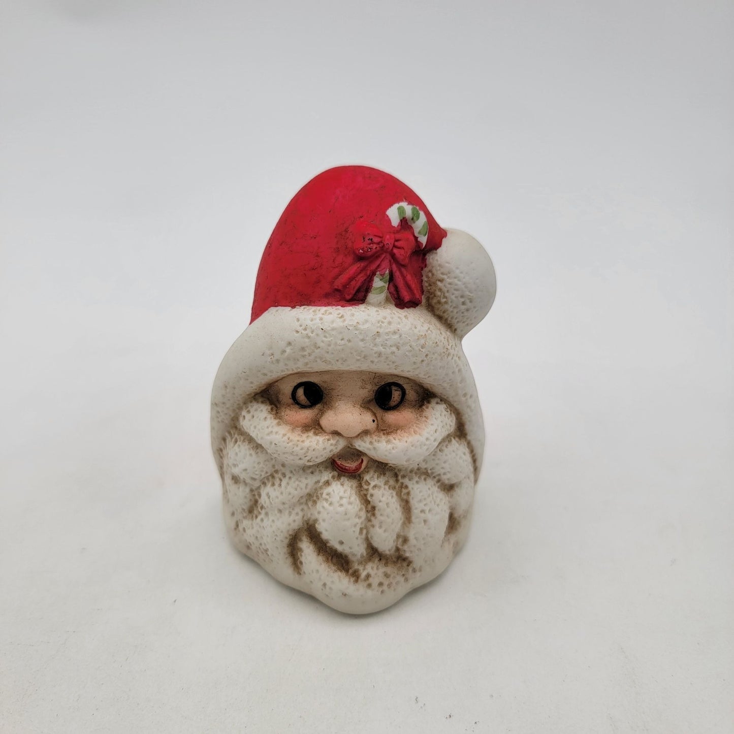 Vintage Santa Claus Head Hand-Painted