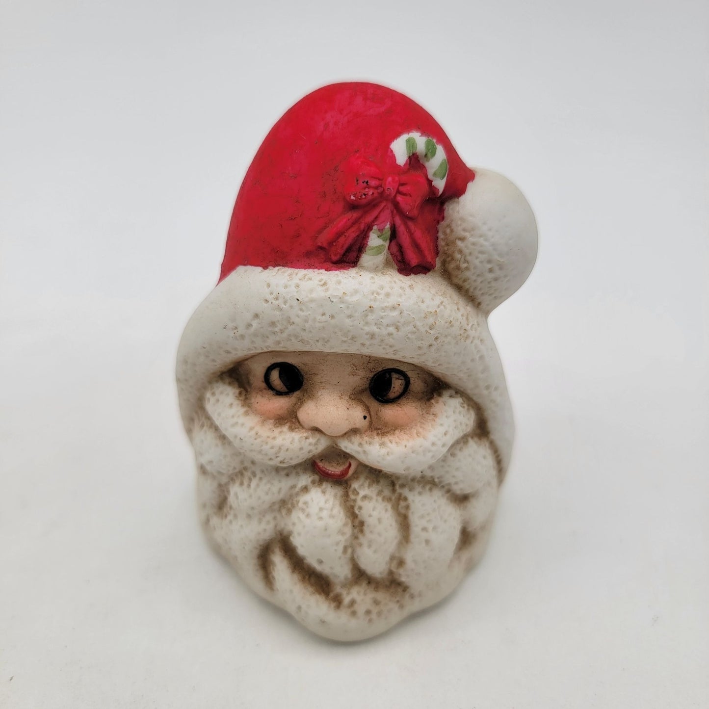 Vintage Santa Claus Head Hand-Painted